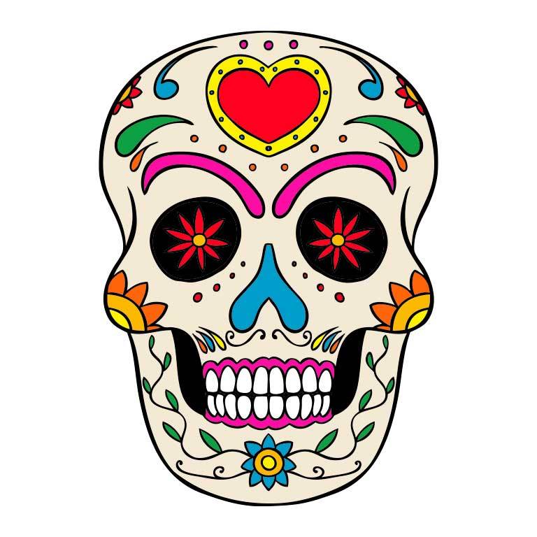 Wholesale Sugar Skull T-Shirt