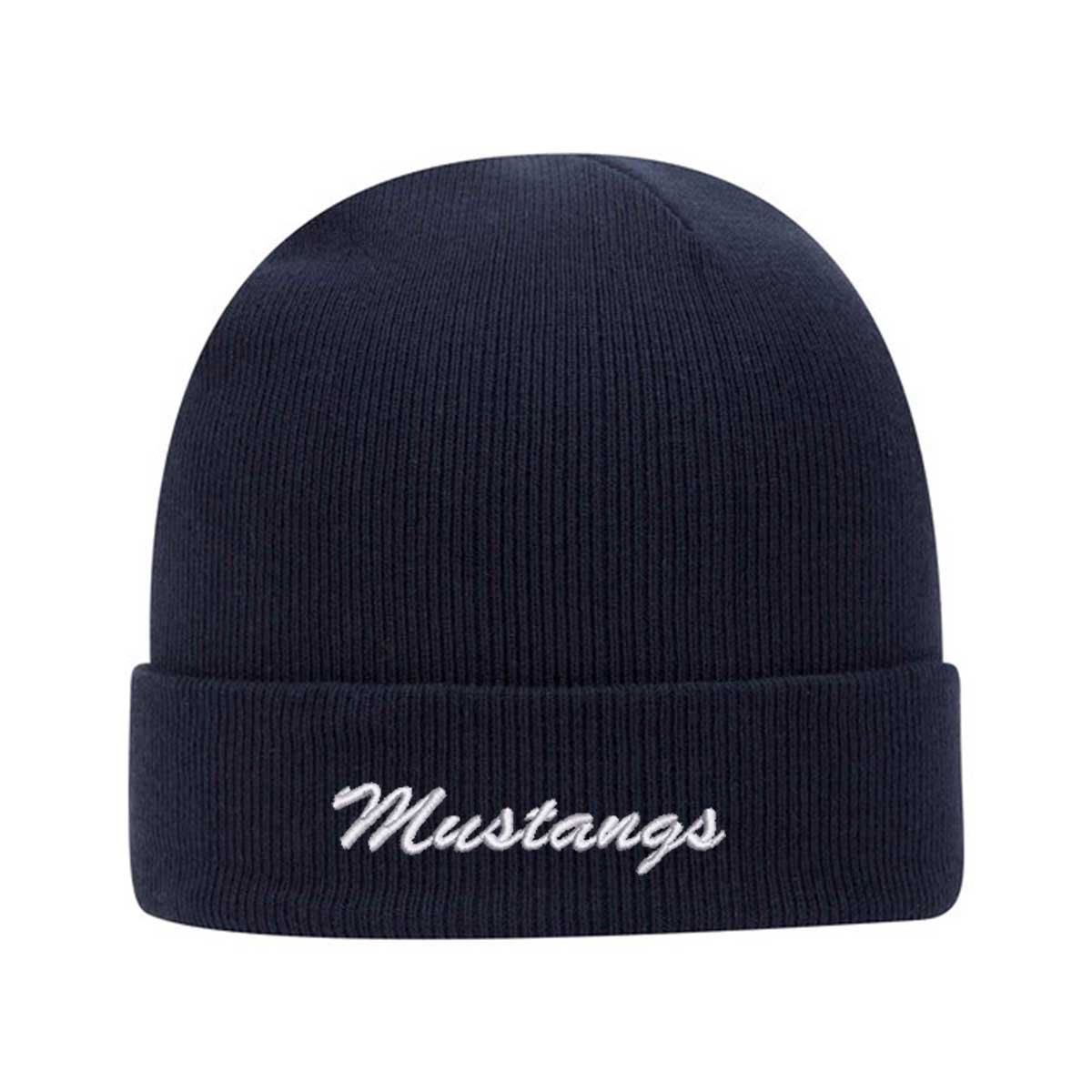 Nina Otero Mustangs Embroidered Classic Knit Beanie