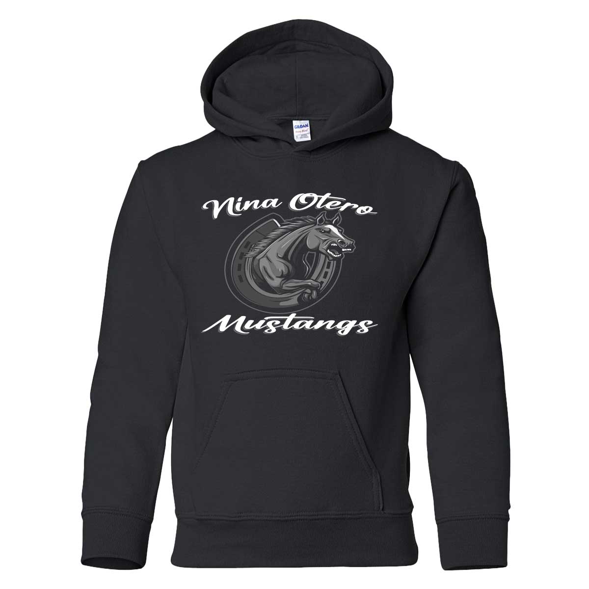 Nina Otero Mustangs Black and White Edition Hoodie