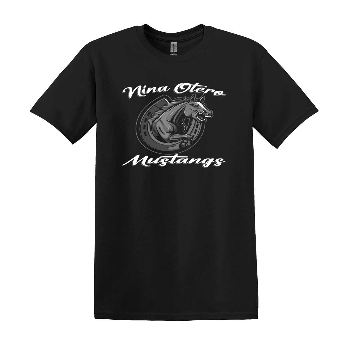 Nina Otero Mustangs Black and White T-Shirt