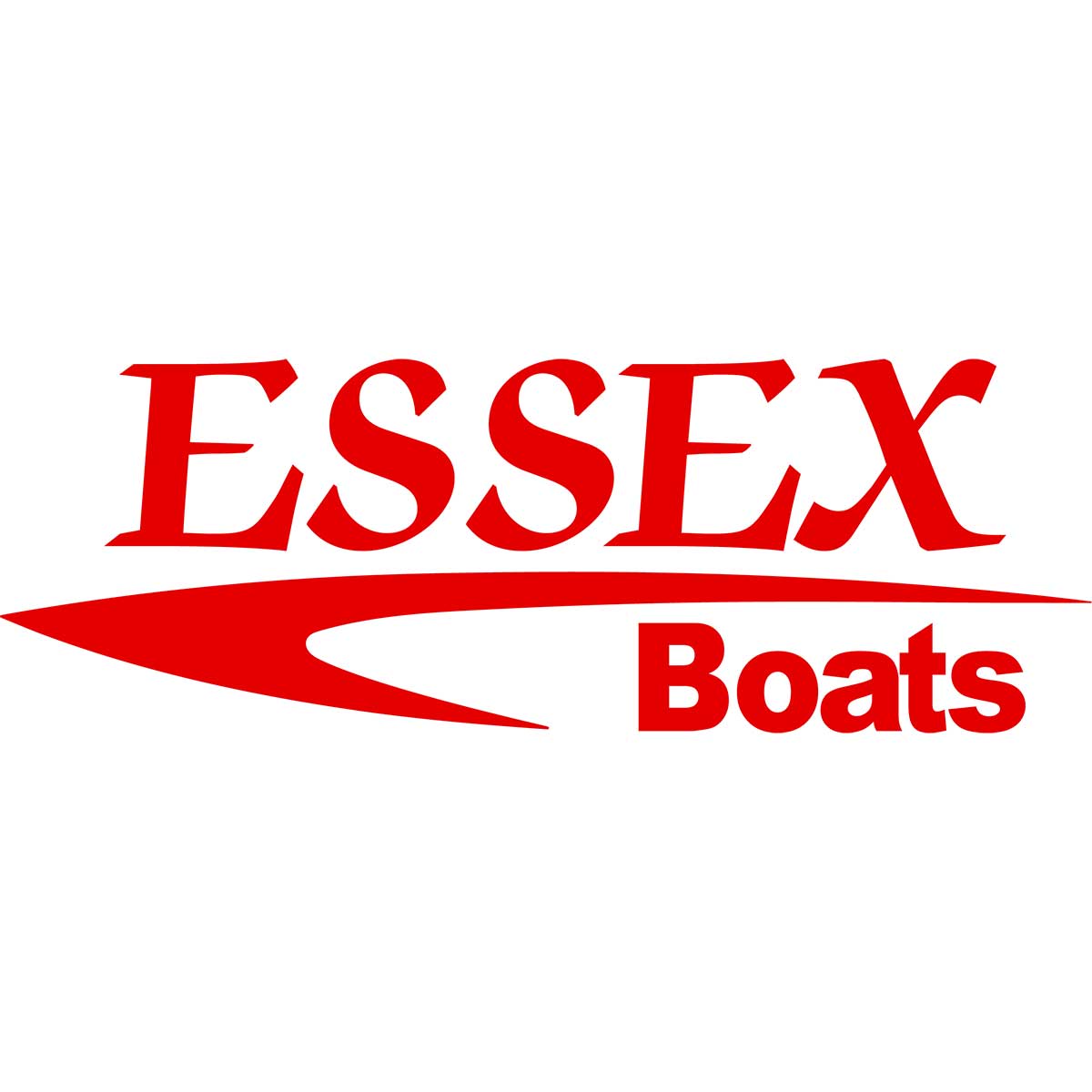 Essex Boats Swoosh Logo - High Performance Vinyl Decal