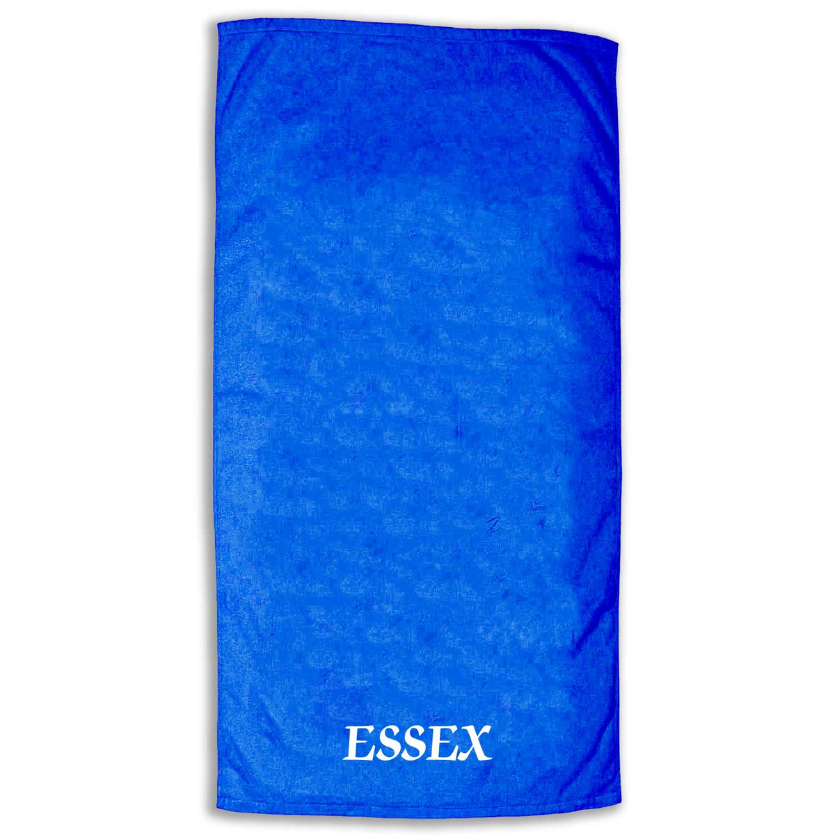 Essex Boats Solid Color Embroidered Beach Towel