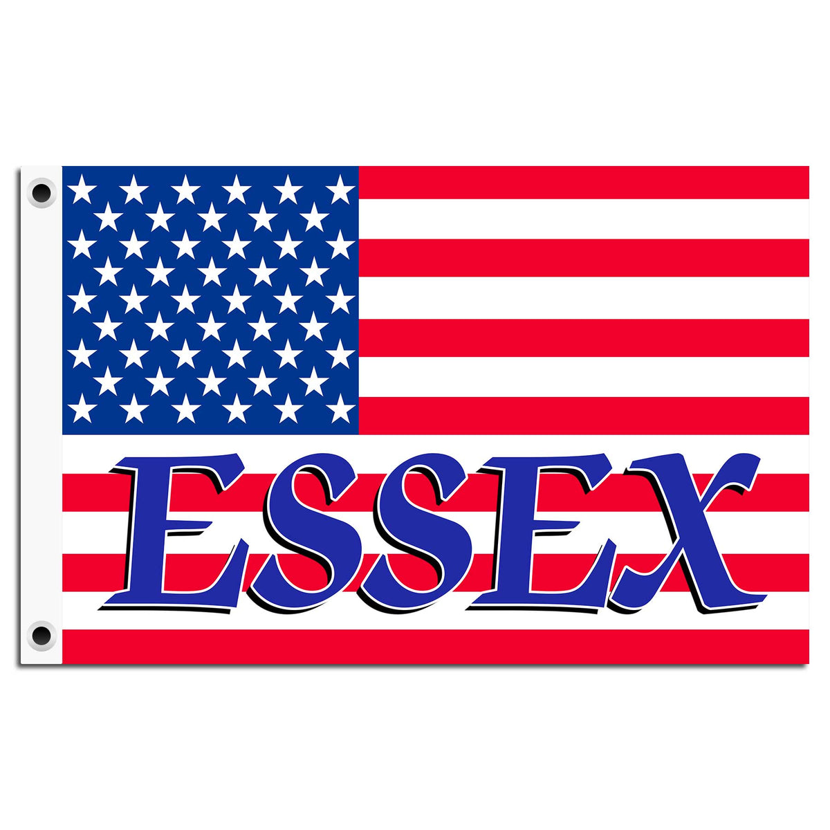 Essex Boats Whip American Flag